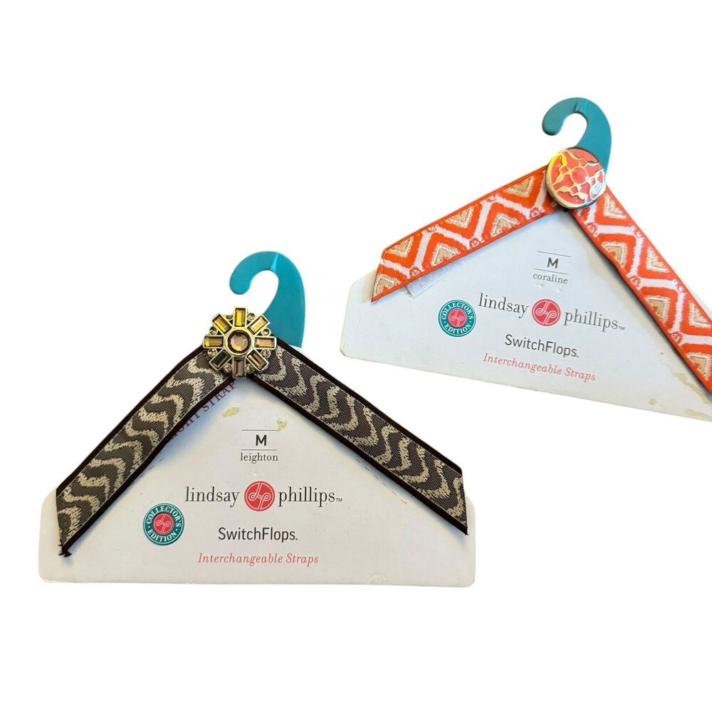 Lindsay Phillips SwitchFlops Interchangeable Straps Medium 7/8 Coraline Leighton